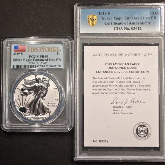 2019-S ASE Enhanced Reverse Proof  #03612 of 30000 - Picture 1 of 5